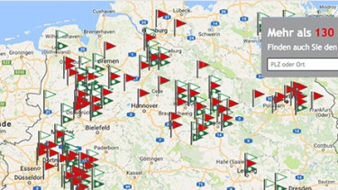Verbesserter Standortfinder für Profis und Heimwerker