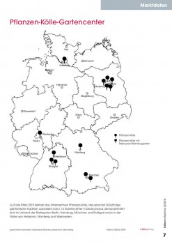 Pflanzen-Kölle-Gartencenter in Deutschland,  Stand: März 2018. © Dähne Verlag