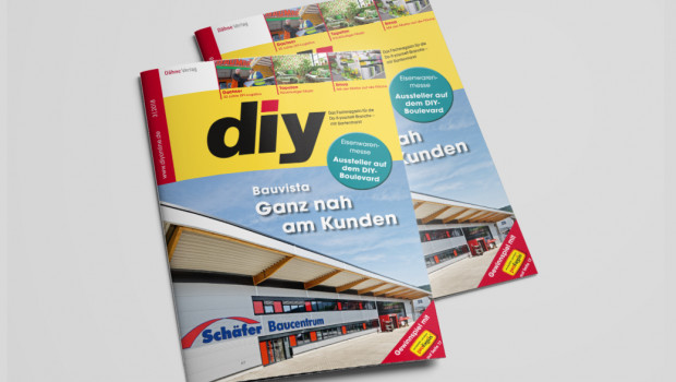 Das März-Heft des Fachmagazins diy - die Messeausgabe zur Internationalen Eisenwarenmesse in Köln - ist jetzt erschienen