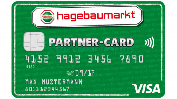 Partner-Card der Hagebau-Gruppe jetzt mit Visa-Funktion