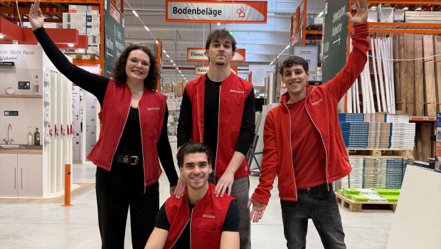 Ausbildungsangebote macht Bauhaus sowohl in den Niederlassungen als auch im Service Center Deutschland in Mannheim.