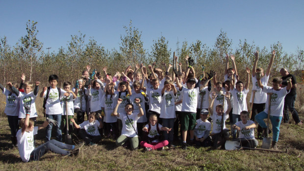 An der von Dehner ausgerichteten Plant-for-the-Planet-Kinderakademie in Augsburg nahmen rund 60 Kinder teil.