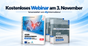 Kostenloses Statistik-Webinar am 3. November
