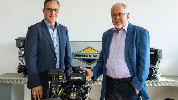 Patrick Limberg (l.) folgt Thomas Holzhüter ab 1. September 2018 als Operations Manager und Leiter der deutschen Niederlassung von Briggs & Stratton im hessischen Viernheim.