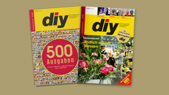 Großes Sonderheft „500 Ausgaben diy“ mit dem August-Heft des Fachmagazins