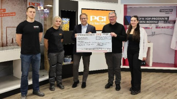 PCI spendet 4.000 Euro an die Caritas