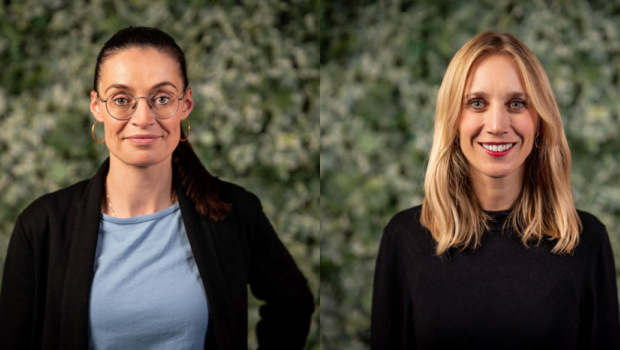 Valentina Wehr (l.) leitet jetzt die externe, Anke Erdt die interne Kommunikation von Obi.