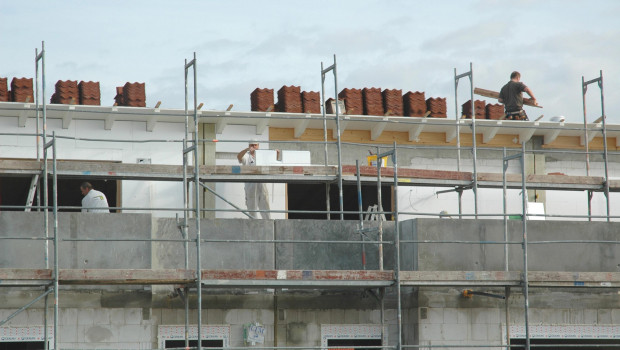 WDVS-Einsatz im Geschosswohnungsbau.