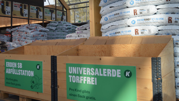 Der Handel vermarktet torffreie Erden oft schon offensiv wie hier das Naturgartencenter Kremer in Lennestadt. Der Handel vermarktet torffreie Erden oft schon offensiv wie hier das Naturgartencenter Kremer in Lennestadt.