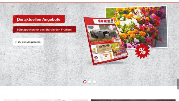 Toom bietet seit dem 27. März 2019 seinen Kunden auch einen eigenen Online-Shop an. Toom bietet seit dem 27. März 2019 seinen Kunden auch einen eigenen Online-Shop an.