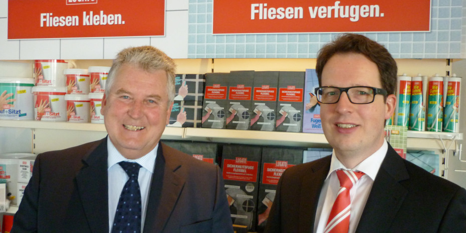 Lugato,Dr. Peter Grahofer (links) und Marketingleiter Stephan Bülle.
