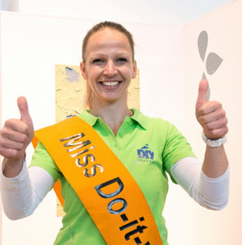 Nadine Ilgner ist die neue Miss Do-it-yourself 2016 der DIY Academy.
