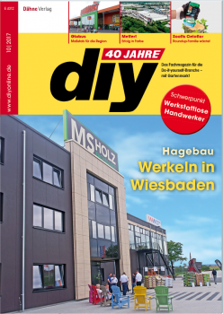 Die Oktober-Ausgabe des Fachmagazins diy bietet wieder einen spannenden Themenmix.