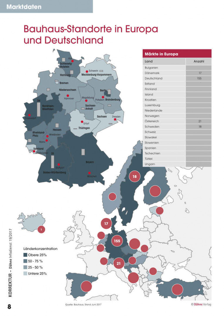BauhausStandorte in Europa und Deu... diy online