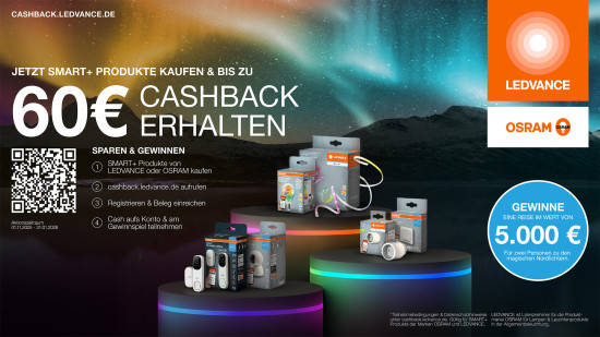 Cashback Aktion von OSRAM Cashback Aktion von OSRAM