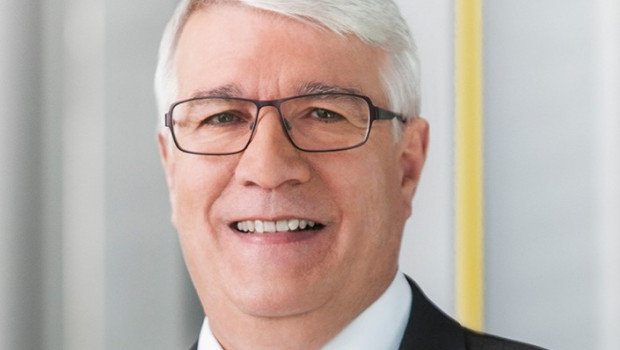Hans-Georg Frey, Vorstandsvorsitzender der Jungheinrich AG, ist zufrieden mit der Entwicklung seines Unternehmens.