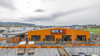 Hornbach jetzt auch in der Schweiz mit Drive-In