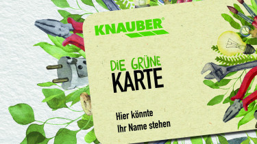 Neue nachhaltige Kundenkarte bei Knauber