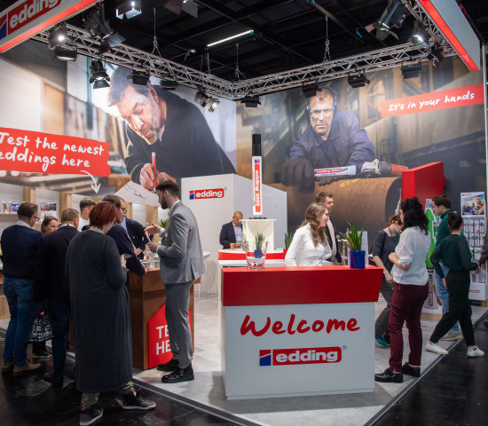 Großer Andrang am Stand: Die Besucher konnten die neuen Marker selbst testen. 