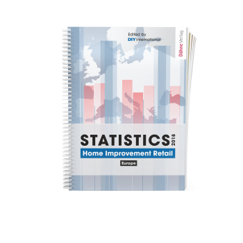 Die komplette Europa-Statistik veröffentlicht der Dähne Verlag im Juli als „Statistics Home Improvement Retail Europe 2018“.