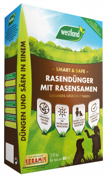 Seramis, Rasendünger mit Rasensamen