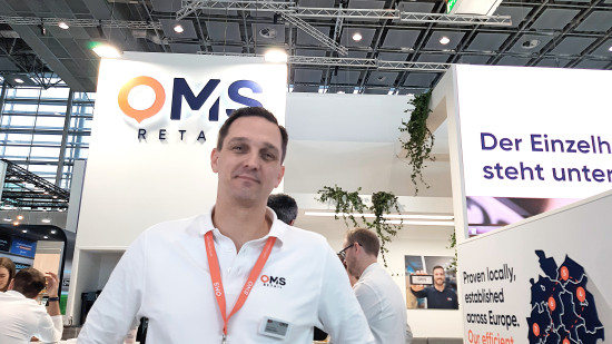 Auch Rüdiger Eilers von OMS Retail äußert sich zufrieden über den Messeverlauf.