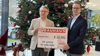 Bauhaus spendet 50.000 Euro an Mannheimer Initiative