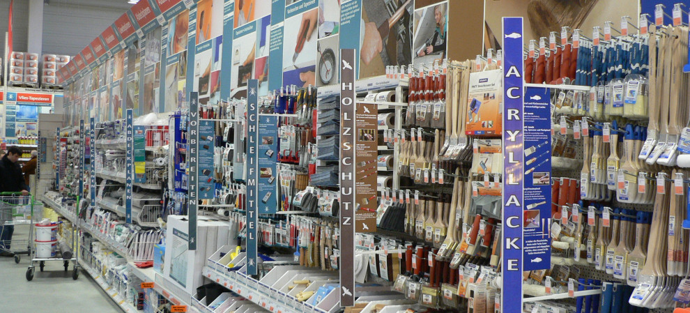 Arbeiten in der DIY-Branche