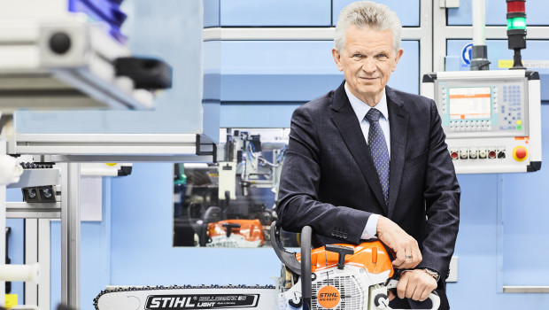 Einen Umsatzrekord konnte der Vorstandsvorsitzende Dr. Bertram Kandziora bei der Bilanz-Pressekonferenz von Stihl verkünden.