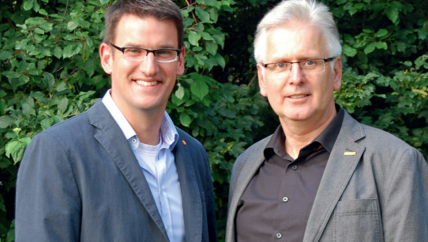 Neue Vertriebsleitung Consumer bei Floragard: Dietmar Pundt (l.) und Martin Dieckmann.