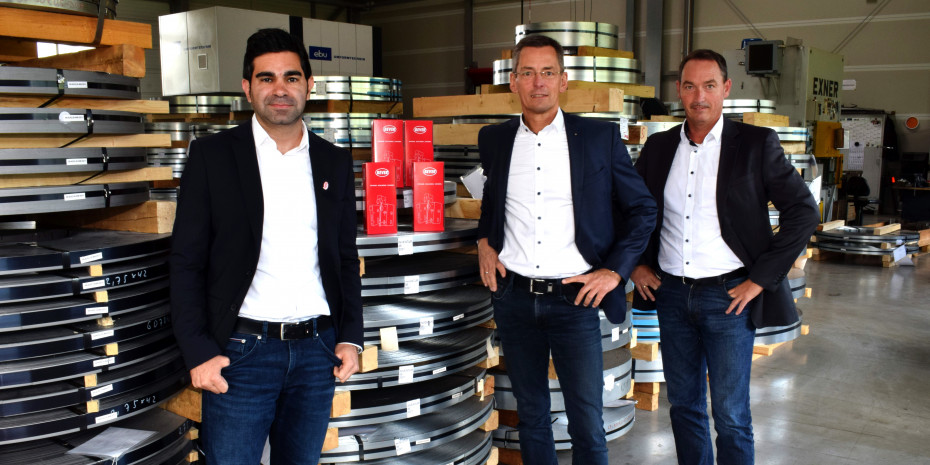 Der kaufmännische Leiter Omid Shakeri (von links), Geschäftsführer Holger Hoffmann und Vertriebsleiter Andreas Taschner treiben den Wandel voran. 