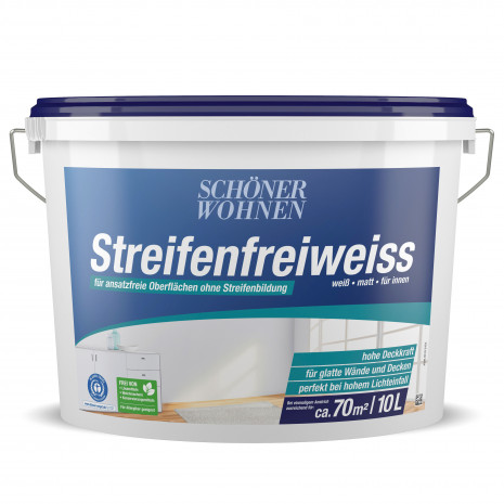 Schöner Wohnen-Farbe, Streifenfreiweiss
