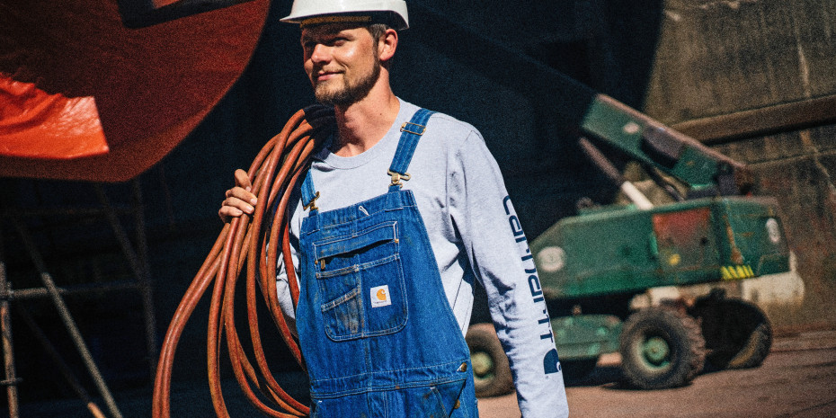 Mit Latzhosen startete Carhartt bereits vor mehr als 30 Jahren. 