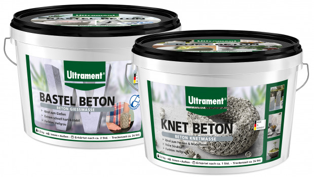 Ultrament, Bastel Beton, Knet Beton
