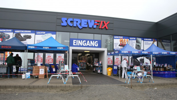 Screwfix Deutschland weist für das zweite Quartal zweistellige Wachstumsraten aus.