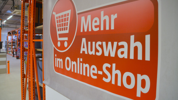 Alle großen Baumarktgruppen wie hier Bauhaus sind mit ihren Onlineshops - einige auch mit Marktplätzen - im E-Commerce engagiert. Alle großen Baumarktgruppen wie hier Bauhaus sind mit ihren Onlineshops - einige auch mit Marktplätzen - im E-Commerce engagiert.