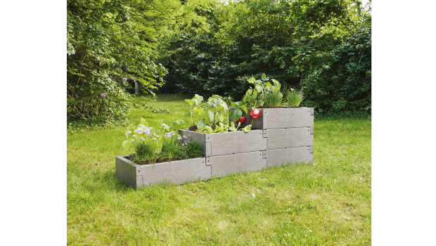 Juwel, Hochbeet Timber Pflanztreppe
