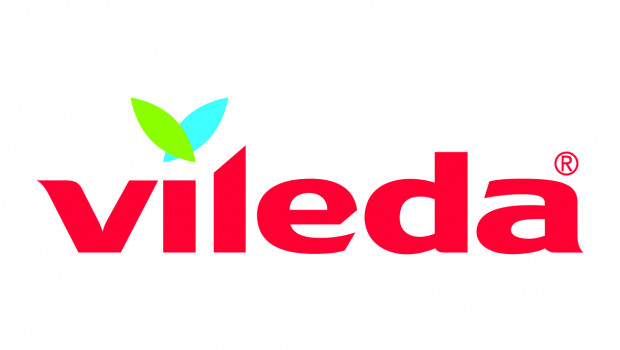 Das Logo der Traditionsmarke Vileda erhielt eine Auffrischung.