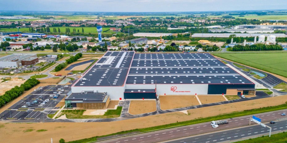 Der Produktions- und Logistikstandort von Iris Ohyama Europe im französischen Lieusaint. Der Produktions- und Logistikstandort von Iris Ohyama Europe im französischen Lieusaint.