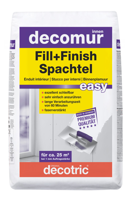 Decotric, Fill+Finish Spachtel Decotric, Fill+Finish Spachtel