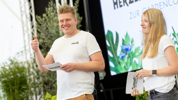 Anna-Lena Remus, Social-Media-Managerin bei Bruno Nebelung, und Christian Mauke, PR-Manager von Floragard, führten als Moderatoren durch den Tag.