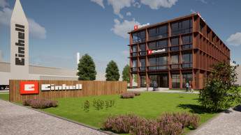 Neues Bürogebäude am Firmensitz in Niederbayern