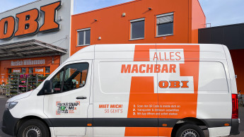 Obi startet Transporter-Sharing mit Europcar