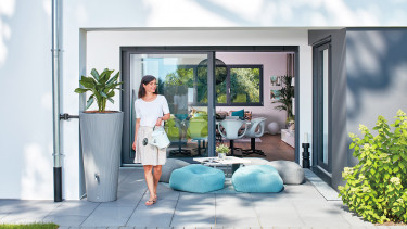 Neuer Regenspeicher 2in1