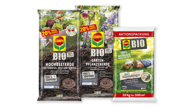 Compo, Blumenerde, Rasenpflege Compo, Blumenerde, Rasenpflege