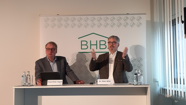 Franz-Peter Tepaß und Peter Wüst haben die Zahlen des deutschen DIY-Handels für 2023 im Rahmen einer Pressekonferent während der Eisenwarenmesse präsentiert. 