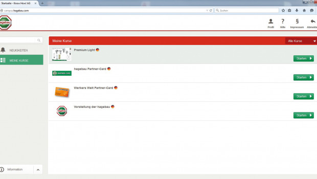 Die Hagebau startet einen eigenen E-Learning-Campus