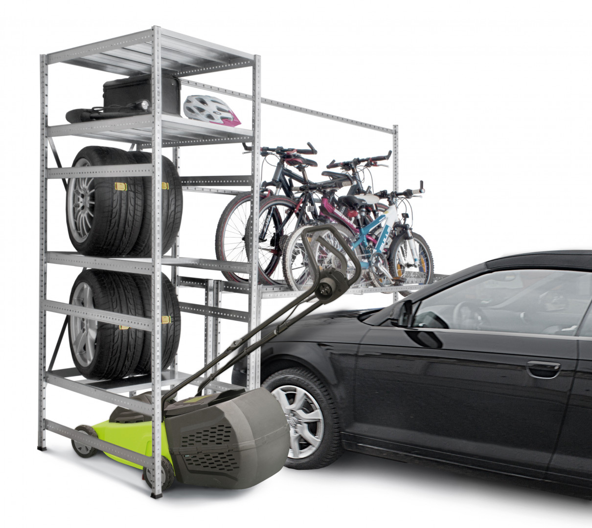 Modulares Garagenregal: Ordnung run... - diy online