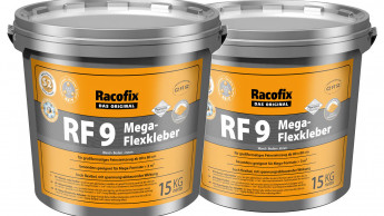 Ideal für was Großes: Der neue Racofix RF 9 Mega-Flexkleber