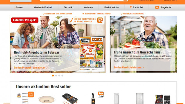 DIY- und Gartenprodukte haben die fünftstärkste Wachstumsquote in der Umsatzstatistik des Online-Handels 2015, so der BEVH. DIY- und Gartenprodukte haben die fünftstärkste Wachstumsquote in der Umsatzstatistik des Online-Handels 2015, so der BEVH.